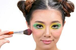 asiatique femme mode maquillage photo