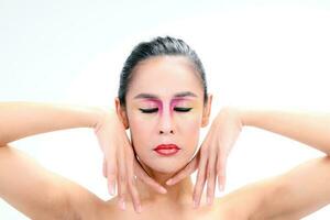 asiatique femme mode maquillage photo