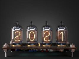 tube processeur calendrier et date 2021 nouvel an photo