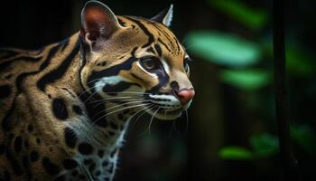 majestueux Bengale tigre en regardant, beauté dans la nature généré par ai photo