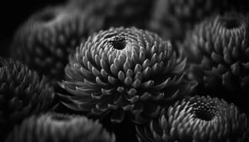 tranchant symétrie de Marguerite pétale, beauté dans la nature conception généré par ai photo