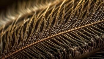 vibrant plume modèle sur animal aile dans tropical climat en plein air généré par ai photo