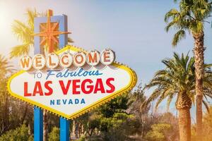 signe de bienvenue de las vegas photo