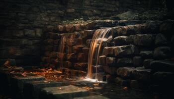 ancien pierre ruines fonctionnalité célèbre bouddhiste spiritualité dans Naturel paysage généré par ai photo