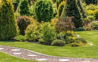 Résidentiel arrière-cour jardin photo