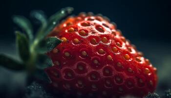 juteux baie fruit, mûr et frais, parfait pour en bonne santé en mangeant généré par ai photo