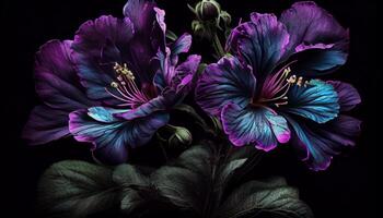 la nature beauté floral fonds d'écran avec ai génératif art ,génératif ai photo