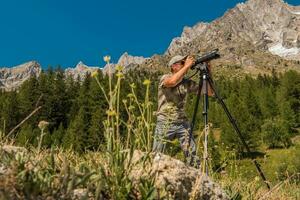 paysage photographe contagieux le Montagne vue photo