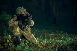 soldat en action photo