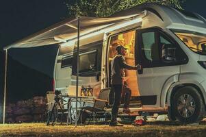 camping car RV parc camping photo