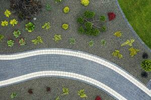 Nouveau jardin bâtiment aérien vue photo