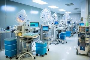 équipement dans le hôpital ai génératif photo