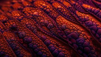 coloré reptile nage au milieu de texturé sous-marin toile de fond généré par ai photo