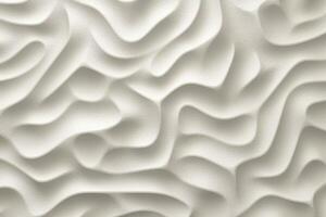 blanc tourbillon vague minimaliste abstrait moderne mur Contexte ai généré photo