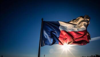 agitant allemand drapeau symbolise patriotisme et fierté généré par ai photo