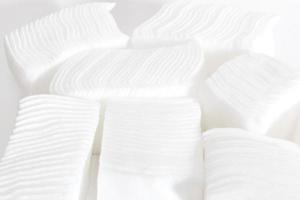 laine de coton blanche photo