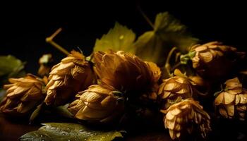 Frais biologique légume, mûr fruit, en bonne santé en mangeant généré par ai photo