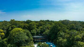 aérien vue de tortuguer village, costa rica photo