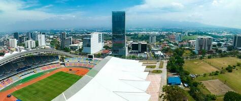 vue de le nationale stade de costa rica. photo