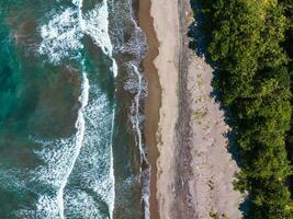 aérien vue de tortuguer village, costa rica photo