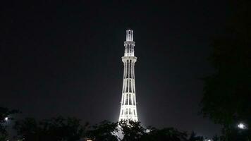 manier Pakistan montrant ses beauté à nuit photo