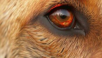 mignonne chiot portrait de race terrier à la recherche à caméra avec chiot yeux généré par ai photo