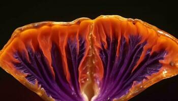 fraîcheur et beauté dans la nature une violet fleur décoration généré par ai photo