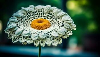 vibrant tournesols et marguerites orner le inculte Prairie dans printemps généré par ai photo