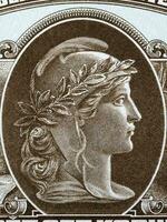 bronze légionnaire une portrait de argent photo