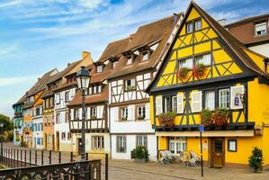 paysage de Alsace Région Colmar dans France photo