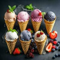 glaces maison photo