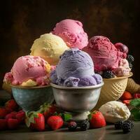 glaces maison photo