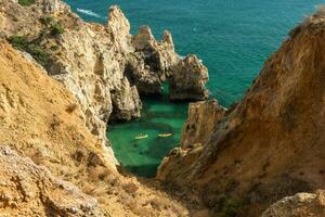 côte de l'algarve au portugal photo