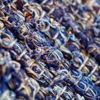 fond texturé abstrait laine bleue