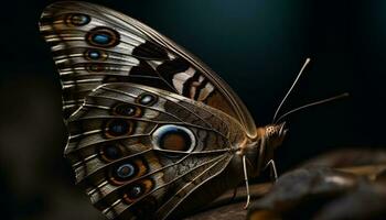 vibrant papillon aile affiche beauté dans la nature généré par ai photo