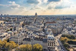 Panorama de la ville de Paris dans la journée photo