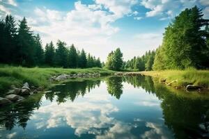 Naturel paysage Stock Photos la photographie généré ai