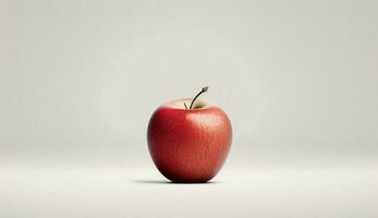 Frais biologique pomme, juteux et mûr, ,génératif ai photo