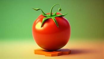 Frais rouge tomate en bonne santé nourriture ,génératif ai photo