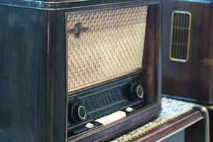 fond de technologie rétro radio vintage photo