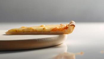 en bonne santé casse-croûte sur blanc assiette Frais légumes généré par ai photo