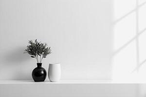 simplicité raffiné minimaliste Contexte pour étourdissant produit la photographie et social médias des postes génératif ai photo