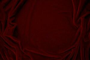 rouge velours en tissu texture utilisé comme Contexte. rouge panne en tissu Contexte de doux et lisse textile matériel. écrasé velours .luxe écarlate pour soie. photo