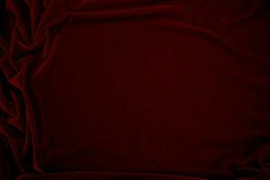 rouge velours en tissu texture utilisé comme Contexte. rouge panne en tissu Contexte de doux et lisse textile matériel. écrasé velours .luxe écarlate pour soie. photo