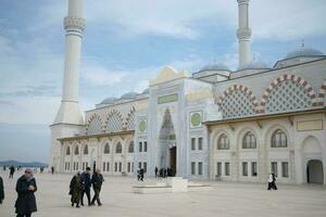 dinde Istanbul 12 janvier 2023. camlica mosquée le plus grand mosquée dans Asie photo