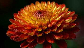 vibrant dahlias Floraison dans formel jardin beauté généré par ai photo