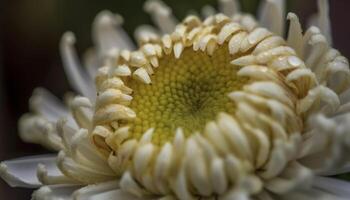 vibrant bouquet de multi coloré marguerites, humide avec fragilité et l'amour généré par ai photo