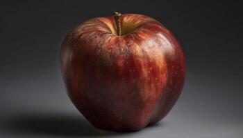 juteux rouge pomme, Frais de nature, parfait pour en bonne santé le grignotage généré par ai photo