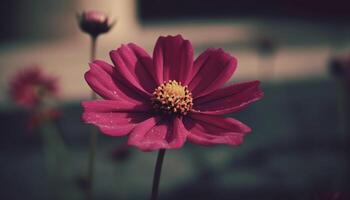 vibrant Marguerite fleur dans formel jardin, entouré par la nature beauté généré par ai photo