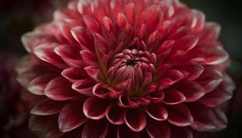 vibrant dahlias Floraison dans la nature beauté, une cadeau de fraîcheur généré par ai photo